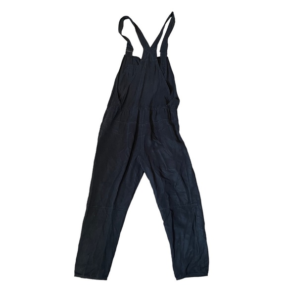 Aritzia Wilfred Valetta Black Lyocoel Overalls SZ XS - Picture 10 of 13